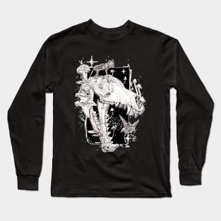 Thylacine Skull Long Sleeve T-Shirt